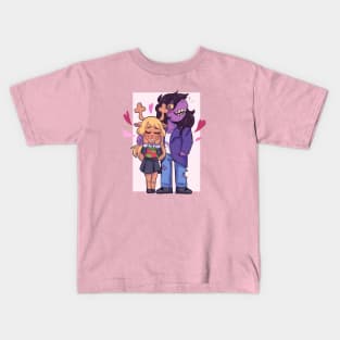 Deltarune Susie and Noelle Kids T-Shirt